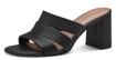 Obrazek Tamaris 1-27226-42-001 Czarne kapcie damskie