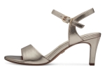 Obrazek Tamaris 1-28008-42-933 Damskie sandały na obcasie złote