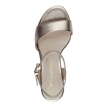 Obrazek Tamaris 1-28008-42-933 Damskie sandały na obcasie złote