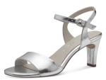 Obrazek Tamaris 1-28008-42-941 Damskie sandały na obcasie srebrne