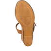 Obrazek Tamaris 1-28027-42-392 Damskie sandały na koturnie brązowe