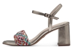 Obrazek Tamaris 1-28055-42-902 Damskie sandały na obcasie wielokolorowe