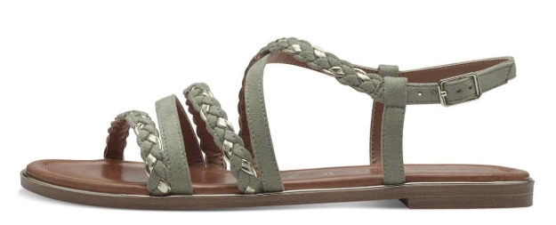 Obrazek Tamaris 1-28101-42-771 Sandały damskie zielone