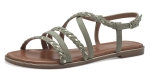 Obrazek Tamaris 1-28101-42-771 Sandały damskie zielone