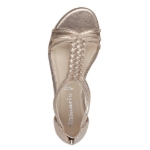 Obrazek Tamaris 1-28144-42-194 Sandały damskie szampańskie