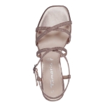 Obrazek Tamaris 1-28204-42-586 Damskie sandały na obcasie różowe