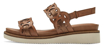 Obrazek Tamaris 1-28212-42-305 Damskie sandały na koturnie brązowe