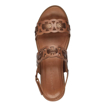 Obrazek Tamaris 1-28212-42-305 Damskie sandały na koturnie brązowe