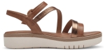Obrazek Tamaris 1-28215-42-440 Damskie sandały na koturnie brązowe