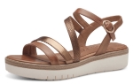 Obrazek Tamaris 1-28215-42-440 Damskie sandały na koturnie brązowe