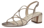 Obrazek Tamaris 1-28236-42-933 Damskie sandały na obcasie złote