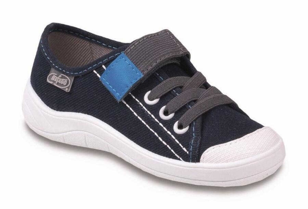 Obrazek BEFADO 251X047 trampki chłopięce 1SZ granatowe