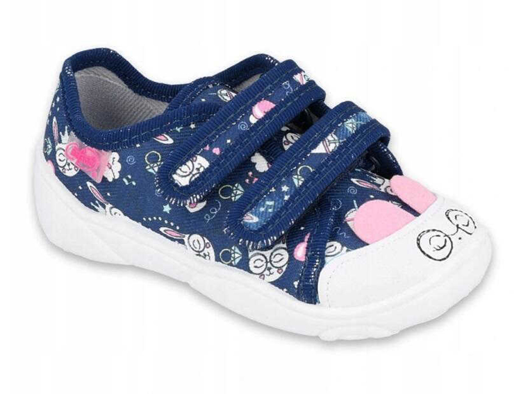 Obrazek BEFADO 907P127 trampki dziewczęce 2SZ niebieskie