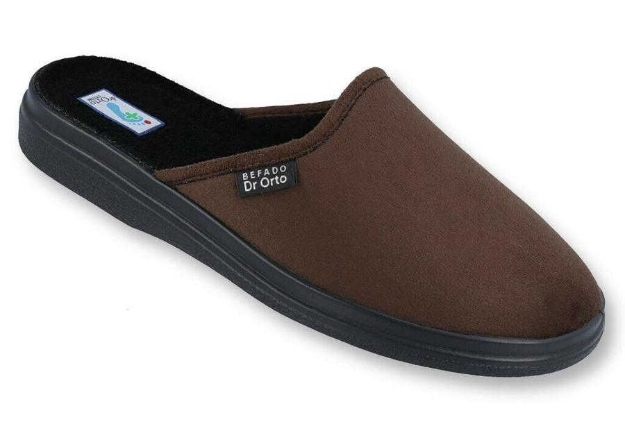 Obrazek Kapcie męskie BEFADO 132M009 Dr ORTO brązowe