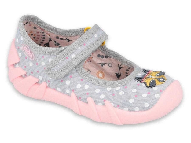 Obrazek BEFADO 109P208 baleriny dziewczęce szary szop