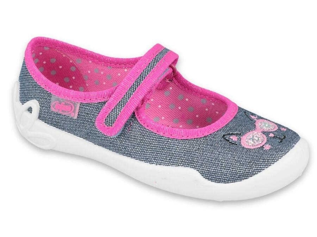 Obrazek BEFADO 114Y422 baleriny dziewczęce szary kot