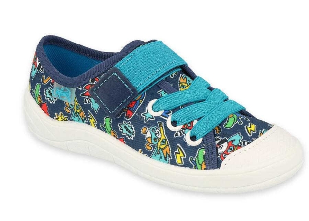 Obrazek BEFADO 1X194 trampki chłopięce 1SZ niebieskie