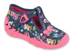 Obrazek Niebieskie kapcie dziewczęce BEFADO 110P456 SUPER GIRL