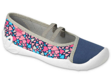 Obrazek Baleriny dziewczęce BEFADO 116Y303 niebieskie serca