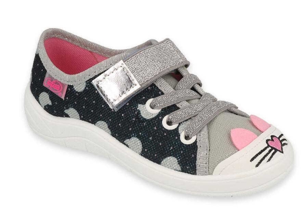 Obrazek BEFADO 1X186 trampki dziewczęce 1SZ kitty