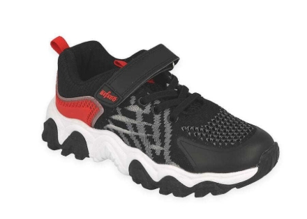 Obrazek BEFADO 516Q103 czarno-czerwone sneakersy SPORT WAVE