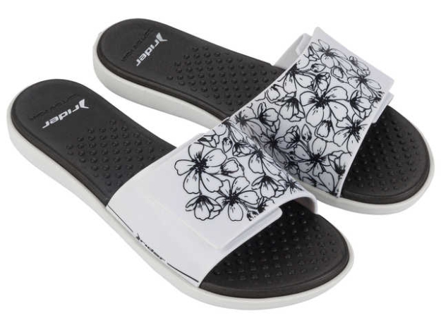 Obrazek Rider Pool V Slide 83502-AR355 Kapcie damskie biały/czarny
