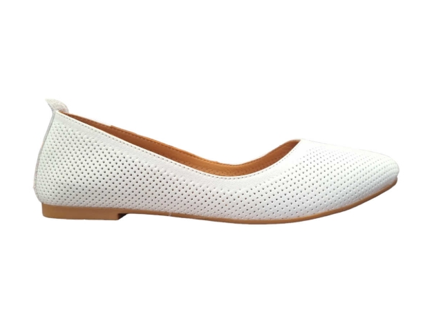 Obrazek Baleriny damskie Wild 661811 White