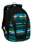 Obrazek Bagmaster BAG 20 C Plecak studencki Niebieski / Zielony / Czarny / Biały 23 L