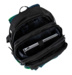 Obrazek Bagmaster BAG 20 C Plecak studencki Niebieski / Zielony / Czarny / Biały 23 L