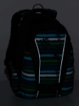 Obrazek Bagmaster BAG 20 C Plecak studencki Niebieski / Zielony / Czarny / Biały 23 L