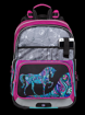 Obrazek Bagmaster GEN 20 A Plecak szkolny różowy/czarny/fioletowy/niebieski 17 l