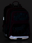 Obrazek Bagmaster GEN 20 A Plecak szkolny różowy/czarny/fioletowy/niebieski 17 l