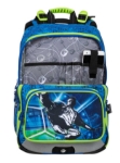 Obrazek Bagmaster GEN 20 B Plecak szkolny niebieski/zielony/czarny 17 l