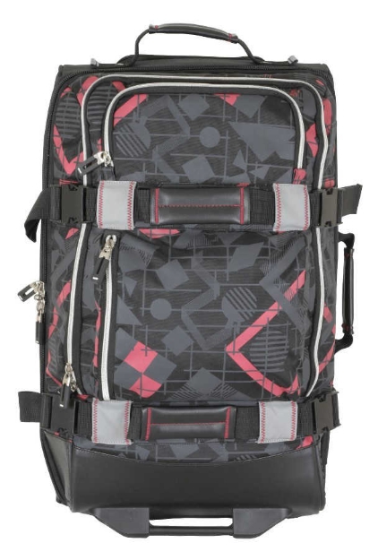 Obrazek Torba podróżna Bagmaster TOP 02 A - czarny czerwony czarny 50 l