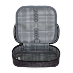 Obrazek Piórnik studencki Bagmaster DIGITAL 20 E - czarny szary czarny