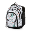 Obrazek Plecak studencki Bagmaster SUPERNOVA 21 A - jasny biały 34 l