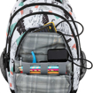 Obrazek Plecak studencki Bagmaster SUPERNOVA 21 A - jasny biały 34 l