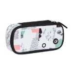 Obrazek Bagmaster CASE SUPERNOVA 21 A Piórnik studencki PINK/WHITE/TURQUOISE biały