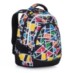 Obrazek Plecak studencki Bagmaster DIGITAL 22 A - Britto wielokolorowy 34 l