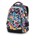 Obrazek Plecak studencki Bagmaster DIGITAL 22 A - Britto wielokolorowy 34 l