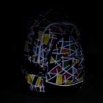 Obrazek Plecak studencki Bagmaster DIGITAL 22 A - Britto wielokolorowy 34 l