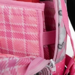 Obrazek Plecak szkolny Bagmaster LUMI 22 A - biały kot z kokardą różowy 23 l