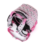 Obrazek Plecak szkolny Bagmaster LUMI 22 A - biały kot z kokardą różowy 23 l