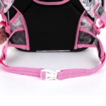 Obrazek Plecak szkolny Bagmaster LUMI 22 A - biały kot z kokardą różowy 23 l