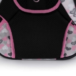 Obrazek Plecak szkolny Bagmaster LUMI 22 A - biały kot z kokardą różowy 23 l