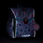 Obrazek Teczka szkolna Bagmaster PRIM 22 A - miś różowy 20 l