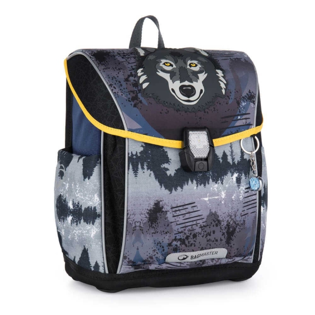 Obrazek Teczka szkolna Bagmaster PRIM 22 C - wilczy błękit 20 l