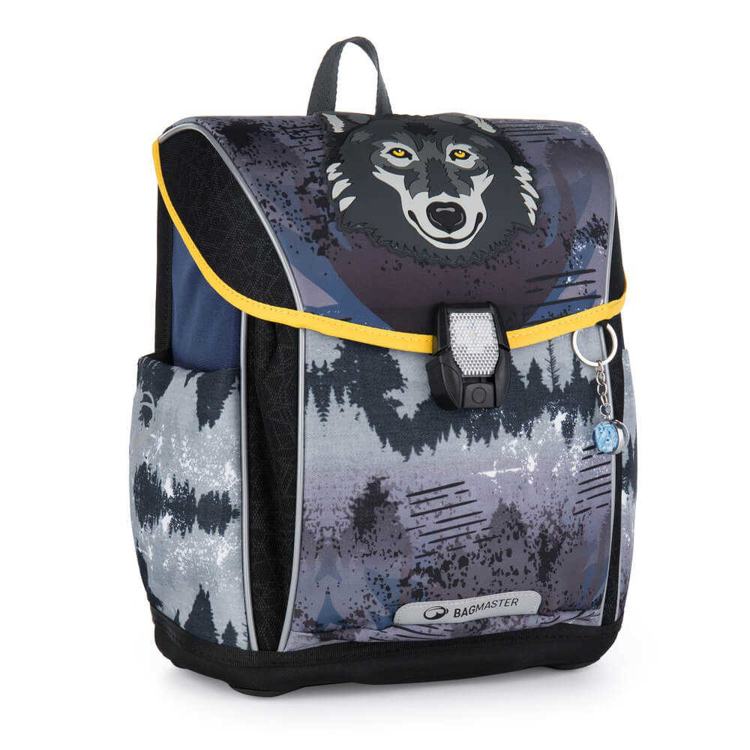 Obrazek Teczka szkolna Bagmaster PRIM 22 C - wilczy błękit 20 l