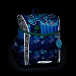 Obrazek Teczka szkolna Bagmaster PRIM 22 D - cube world blue 20 l