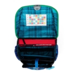 Obrazek Teczka szkolna Bagmaster PRIM 22 D - cube world blue 20 l